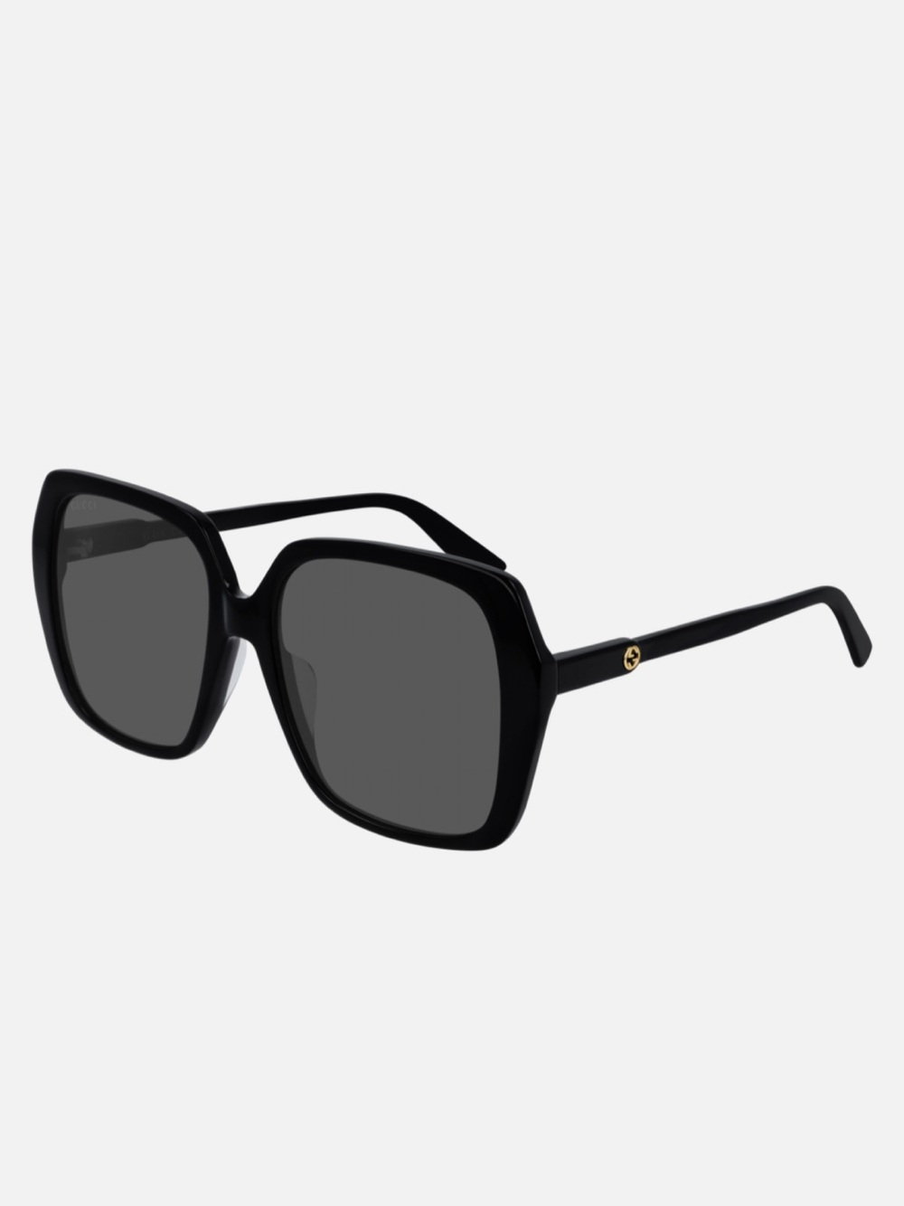Gucci Black Oversized Square Women's Sunglasses -